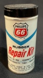 PHILLIPS 66 RUBBER REPAIR KIT - ADVERTISING TIN