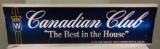 CANADIAN CLUB - LIGHTED SIGN  ** NO SHIPPING **