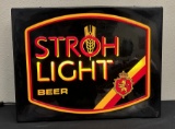 STROH LIGHT BEER - LIGHTED ADVERTISING SIGN
