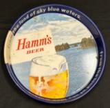 HAMM'S METAL ADVERTISING BEER TRAY