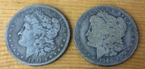 1891 & 1900-O MORGAN SILVER DOLLARS