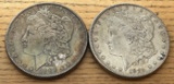 1884 & 1886 MORGAN SILVER DOLLARS