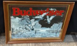 Budweiser Wood Ducks Beer Mirror