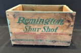 Remington Shur Shot 12ga Wooden Ammo Box