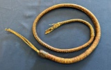Vintage Weighted Leather Whip