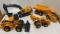 GROUP OF (4) VOLVO PLASTIC CONSTRUCTION TOYS