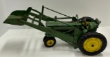 JOHN DEERE TWO-CLYINDER TRACTOR WITH LOADER