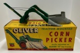 OLIVER TRACTOR MOUNTED CORN PICKER WITH BOX - SLIK TOY