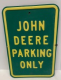 JOHN DEERE PARKING SIGN