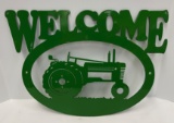 PLASMA CUT WELCOME SIGN