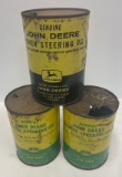 JOHN DEERE POWER STEERING OIL TINS