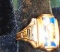 Josten 10K Gold 1953 Class Ring. Having Abraham Lincoln L.P.H.S atop in Gold on Stone.