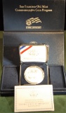 S- 2006 San Francisco Old Mint Commemorative Coin Program –Proof Silver Dollar. In box w/ COA