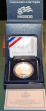 P- Jamestown 400th Anniversary Commemorative Coin Program –Proof Silver Dollar. In box w/ COA