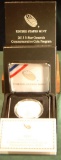 US Mint. W- 2013 5-Star Generals Commemorative Coin Program, UNC Silver Dollar. Ike & Marshall