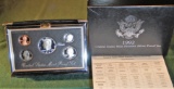 1992 US Mint Premier Silver Proof Set S Mint in OG Box w/COA