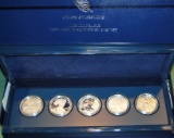 2011 US Mint American Eagle 25th Anniversary Silver Coin Set in OG Box S Mint