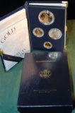 1997 American Eagle Gold Bullion 4 Coin Proof Set W Mint in Box W/ COA