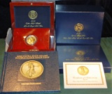 2009 Ultra High Relief Double Eagle Gold Coin Specifications One Ounce, $20 Coin W Mint Case & Book