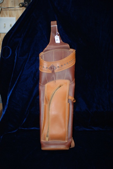 Vintage Bear Leather Quiver w/ front pouch