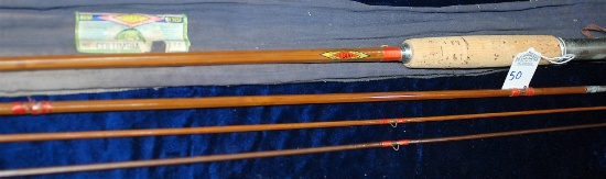 3 Piece Columbia Bamboo Fly Rod with extra tip
