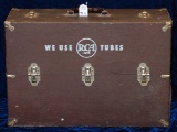We Use RCA Tubes Dealer Case with Around 100 Various Tubes