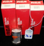 Lot of 3 NIB RCA 5881 Radiotron Amp Tubes