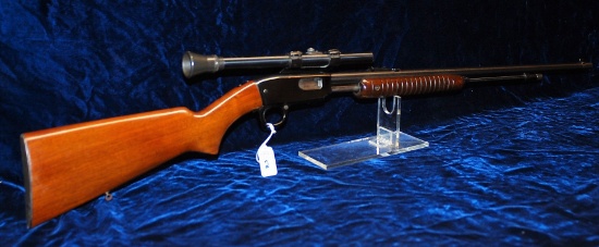 1946 Winchester Model 61 Pump Action 22 S/L/LR Rifle W/ Weaver G4 Scope