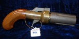 Reproduction Pepperbox 4 Round Barrel .32 Cal Black Powder Single Shot Pistol Revolver