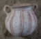 Early Bronze I Age  Painted Bowls with Handles w/ Red Stripes on White Slips