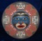 Moon Mask, Carved & Painted Wood by Lelooska