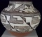 1880 Laguna Acoma Jar Geometric Line Migration Pattern