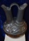 Santa Clara Carved Black Double Wedding Jar by Margaret Tofoya c. 1950