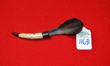 Northwest Coast Carved Spoon Bone & Mountain Sheep Horn.