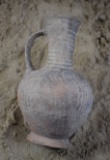 Late Bronze-Iron Age Grey & white decorated pitcher (Byblos)