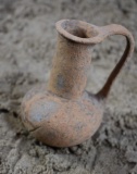 Early Iron Age Long Stirrup-Type Handle Juglet
