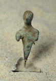 Syrio-Hittite Bronze Pin Figure
