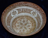 Persian Lustre-Ware Porcelain Bowl w/ Cursive (Neshki) Designs Seljuk Period late 12th-13th Centurie