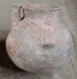 Early Bronze I Age Painted High Spout Teapot with Ledge-Ear Handles