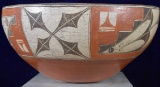 Zia Dough Bowl Polychrome 1920-1925