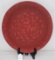 Chinese Cinnabar Charger of the Ch’ien Lung Period (1736-1795) marked