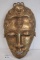 African Baule Brass Ancestor Mask