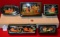 Lot of 5 Rectangular Russian Lacquer Boxes