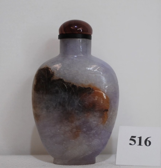 Lavender Jade Snuff Bottle