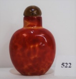 19th Century Red Snuff Bottle