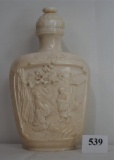 Large Carved Chinese Ivory Snuff Bottle