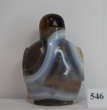 Chinese Agate Snuff Bottle Circa 1862-1875