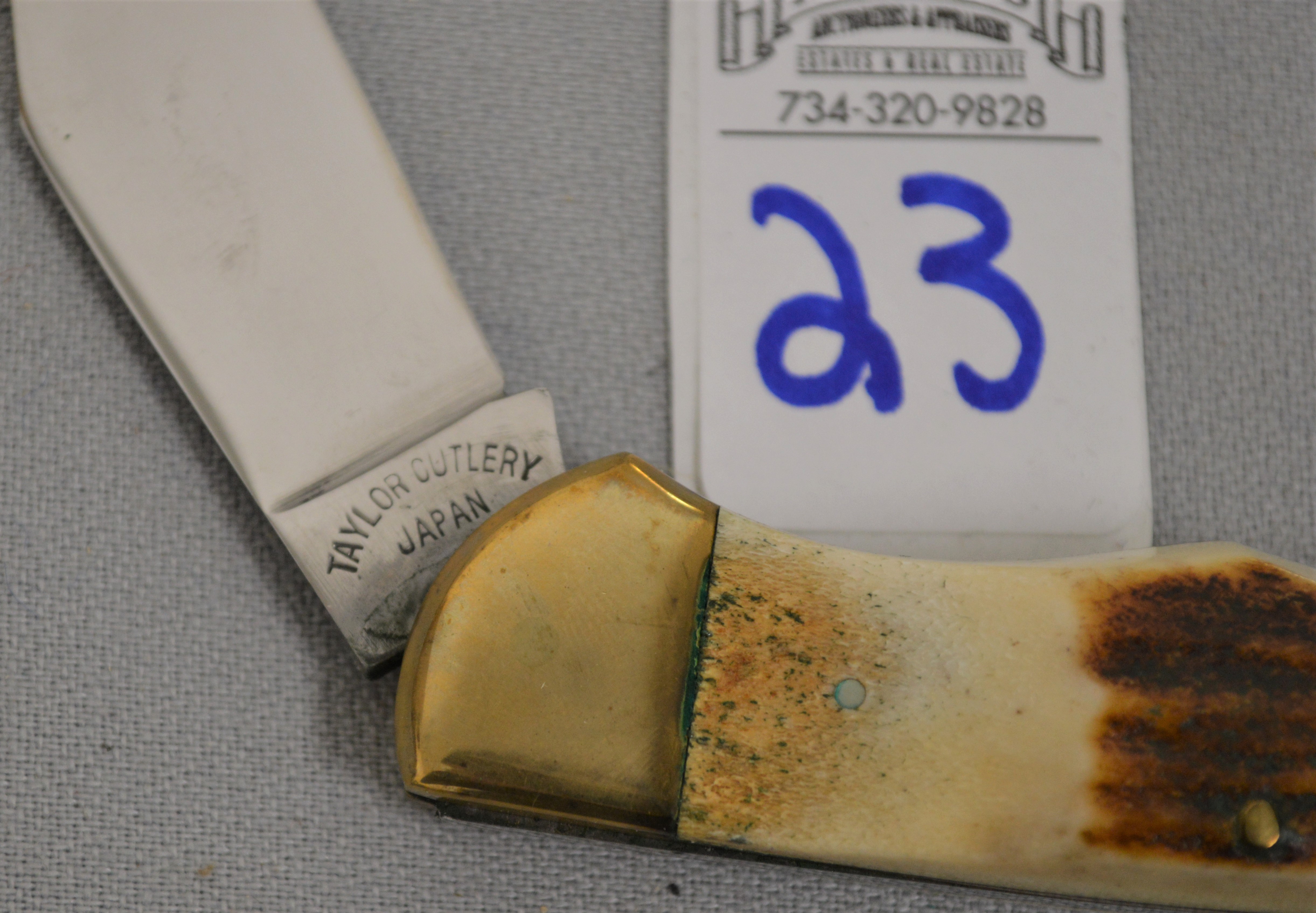 Prototype 1980 Taylor Cutlery Elk Horn | Proxibid
