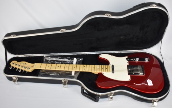 2005 Fender USA Telecaster Red Chrome/Birch Case & Candy