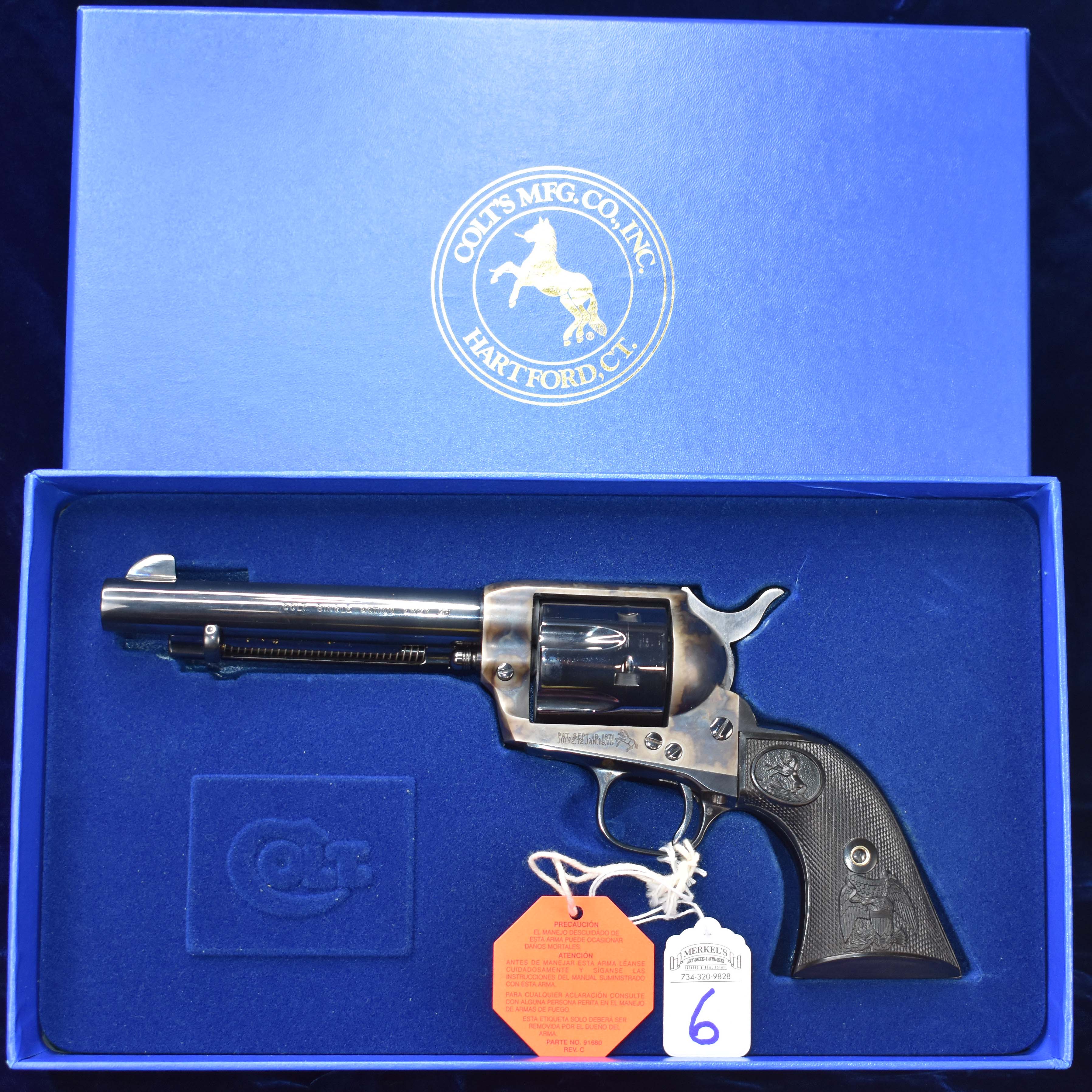 COLT MODEL P1850 45 COLT REVOLVER IN Factory Box | Proxibid COLT MODEL P1850 45 COLT REVOLVER IN Factory Box | Proxibid